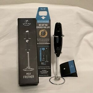 Zulay Kitchen Black Milk Frother